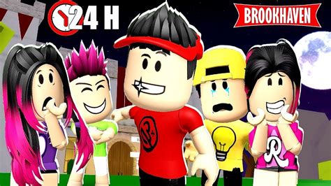 24 HORAS EM UM CASTELO NO BROOKHAVEN RP A EMILLY VICK LEOZINHO