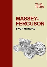 Massey Ferguson Tractor Te Te A Workshop Repair Manual