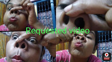 Piggy Nose Challenge Requested Video Simavlog Youtube