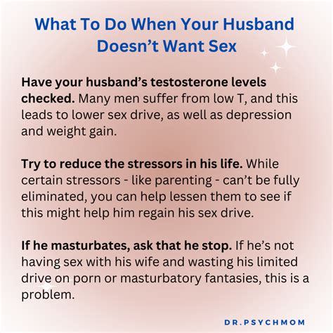 Will My Husband S Low Sex Drive Improve Over Time Dr Psych Mom