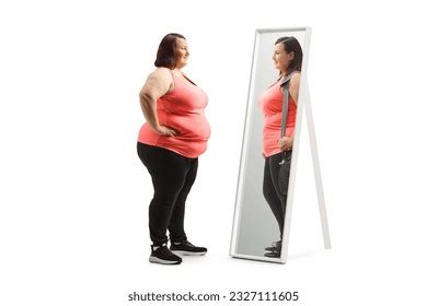 1 365 Obese Woman Mirror Images Stock Photos 3D Objects Vectors