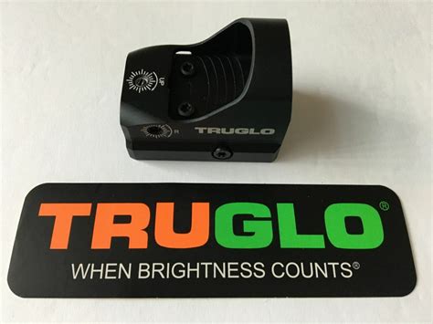 Truglo Tru Tec Tg8100b Micro Red Dot 3moa Picatinny Mount 788130025352 Ebay