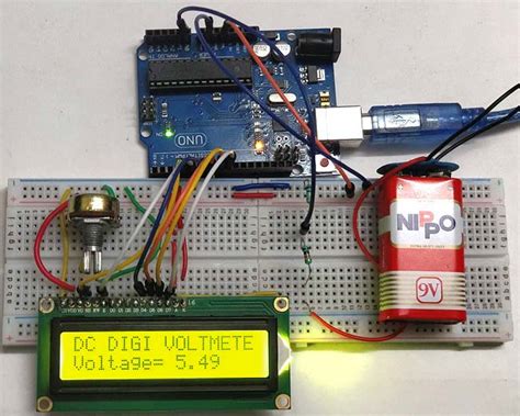 Make A Digital Voltmeter Using An Arduino Projects Off