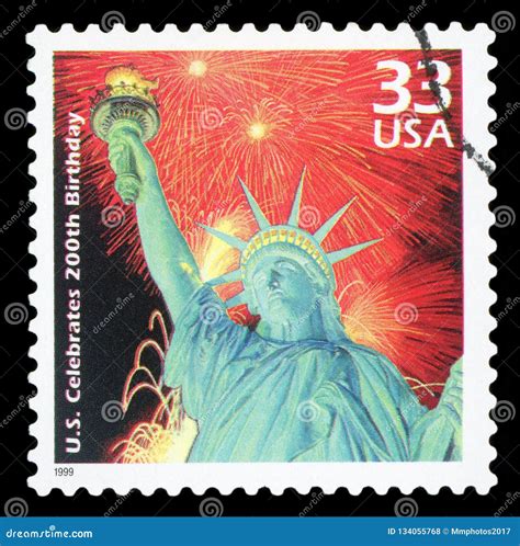 Us Postage Stamp Editorial Stock Photo Image Of History