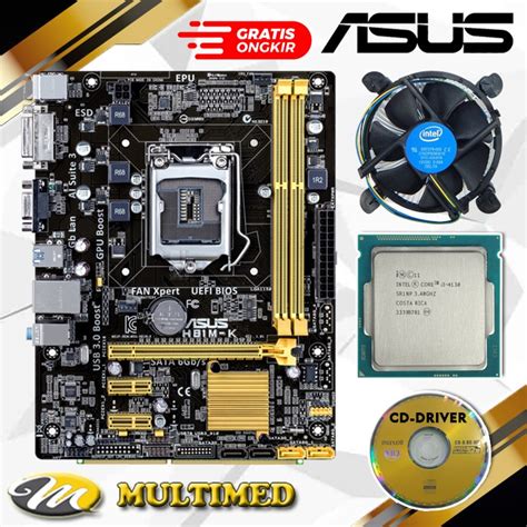 Jual Paket Motherboard Mainboard Mobo Lga H Ddr Core I