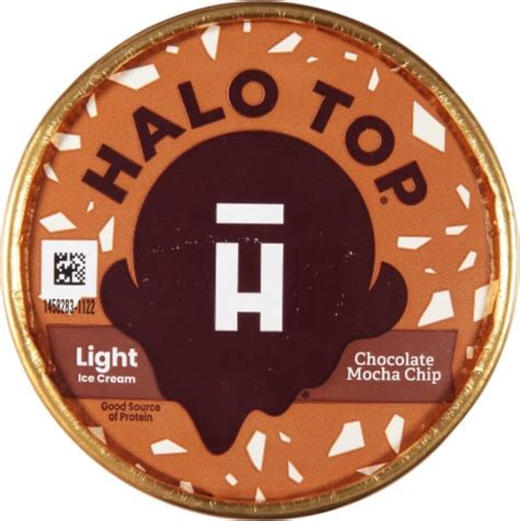 Halo Top Chocolate Mocha Chip Light Ice Cream Pint Oz Ralphs