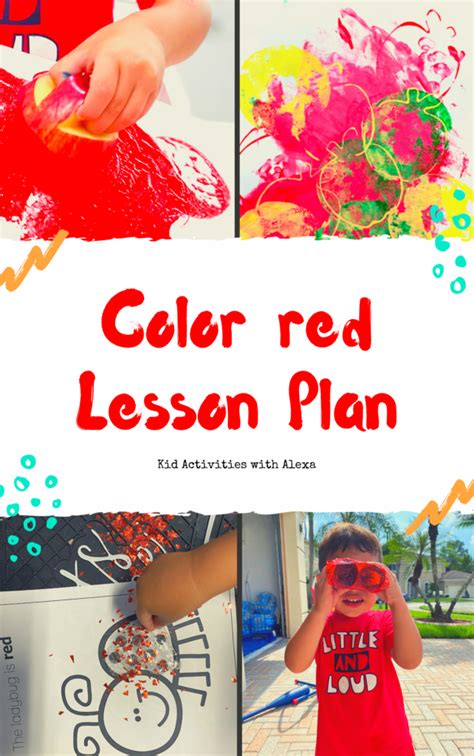 Amazing red activities for toddlers {Lesson Plan 2 year olds} - Kid ...