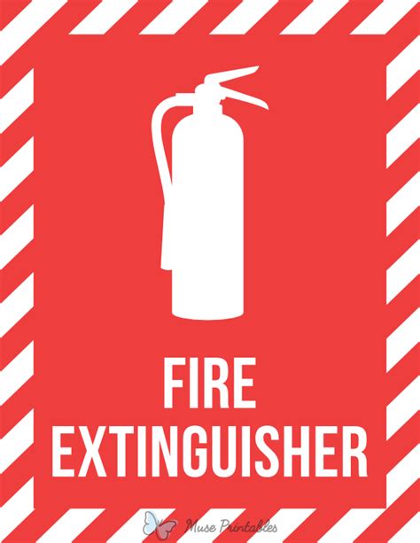 Printable Fire Extinguisher Here Sign – Free Printable, 43% OFF