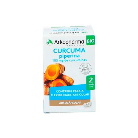 Comprar Arkopharma cúrcuma piperina Bio 80 capsulas