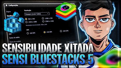 MELHOR SENSIBILIDADE BLUESTACKS 5 DA NOVA ATUALIZAÇÃO FREE FIRE