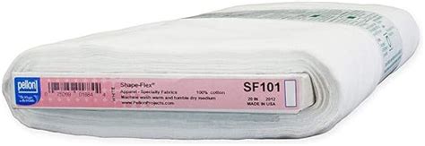 Pellon Sf Shape Flex Fusible Medium Weight Woven Interfacing White