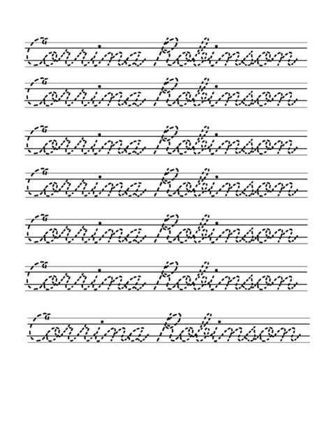 Cursive Name Worksheet Generator Name Tracing Generator