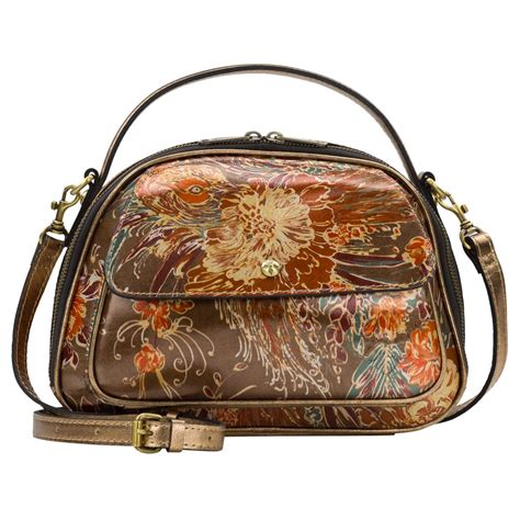 Patricia Nash Marta Top Handle Leather Crossbody Hsn