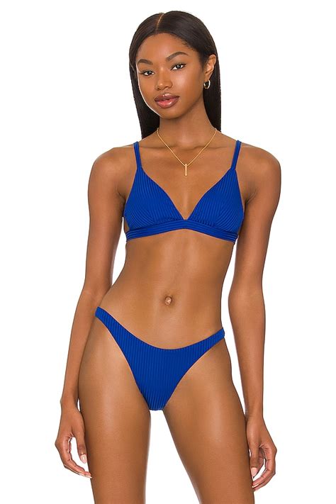 Vitamin A Moss Bikini Top In Lagoon REVOLVE