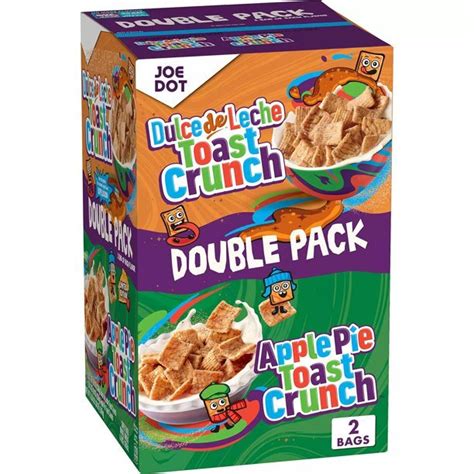 General Mills Toast Crunch Double Pack Dulce De Leche Und Apple Pie