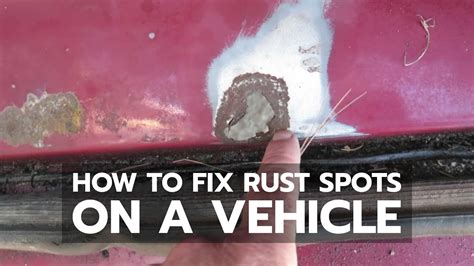 How To Fix Rust Spots New Car Look With Two Simple Tools Youtube