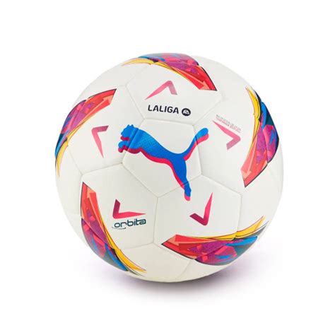 Ball Puma Orbita LaLiga 2023 2024 Hybrid White Multi Colour Fútbol