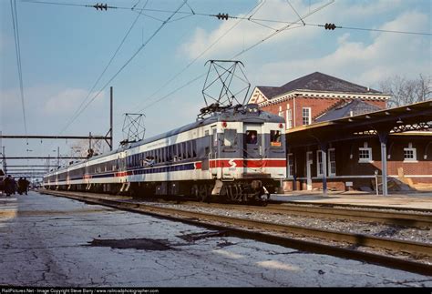 Septa Blueliner Spax 9107 At West Trenton New Jersey Usa