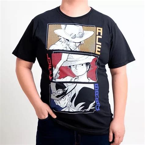 Camiseta Piticas One Piece Irmãos Dupla Face