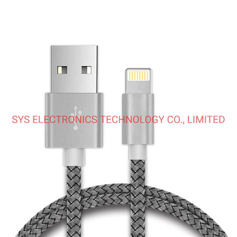 Lightning Cable Fast Charging Nylon Braided Charger Cable - China ...