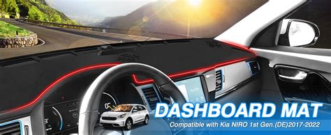 Cartist Dashboard Cover Custom Fit For Kia Niro 2017 2022 Accessories Dashboard