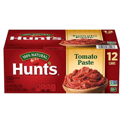 Hunts Tomato Paste 12 Pk6 Oz Bjs Wholesale Club