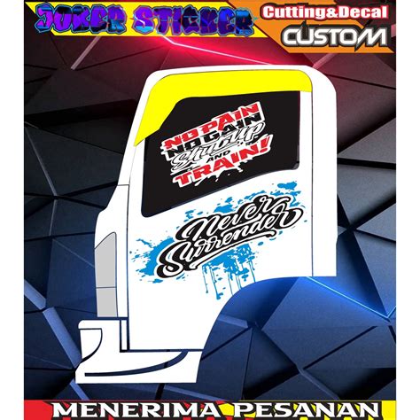 Jual Sticker Pintu Samping Kaca Pintu Kabin Giga Canter Elf Ragasa