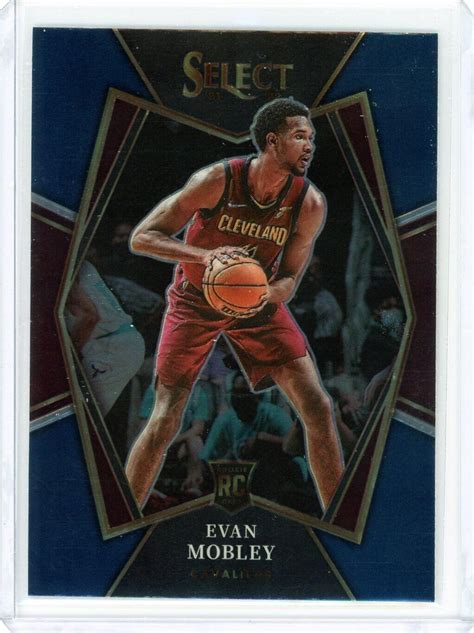 Evan Mobley Blue 110 Prices 2021 Panini Select Basketball Cards