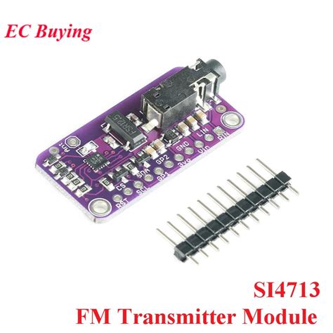 Módulo transmissor fm si4713 modulação de frequência estéreo de