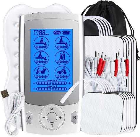 Amazon KEDSUM Dual Channel Rechargeable Tens Unit 24 Modes Tens