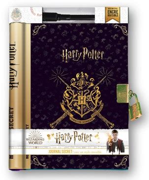 Harry Potter Mon Journal Secret Avec Encre Invisible Afk Geekery