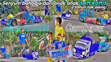 Konvoi Truk Oleng Sam Kumis Comebackversi Truk Miniatur Oleng Youtube