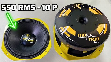 Novo Alto Falante Eros E1110 Trio Evo 550w Rms 6 E 8 Ohms