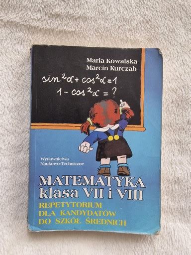 Matematyka Klasa Vii I Viii Repetytorium Dla Kandy Krak W Kup Teraz