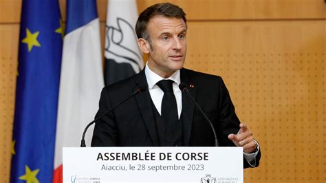 Autonomie En Corse Apr S Le Discours D Emmanuel Macron Quelles Sont