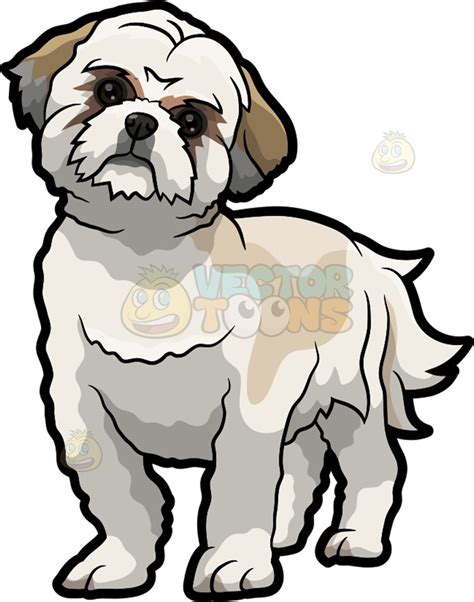 Shih Tzu Silhouette Vector at Vectorified.com | Collection of Shih Tzu ...