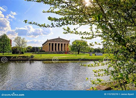 The Parthenon in Nashville, Tennessee Stock Photo - Image of long ...