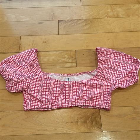 Lemlem Swim Lemlem Lola Puff Sleeve Bikini Top Small Poshmark