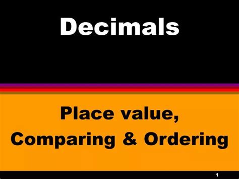 Ppt Decimals Powerpoint Presentation Free Download Id 3057951