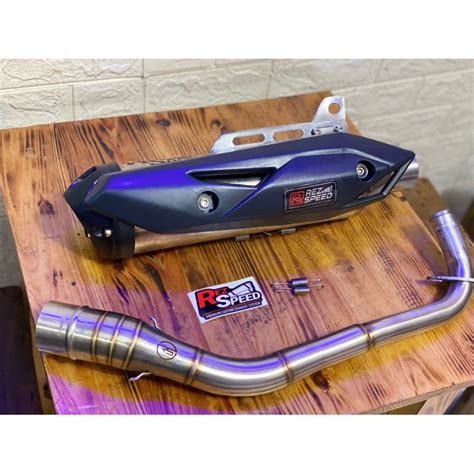 Jual Knalpot Rez Speed Tipe Standard Racing Silencer Fullsystem Aerox