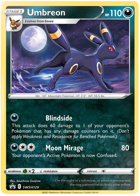 Umbreon Sword Shield Promos Pokemon Card