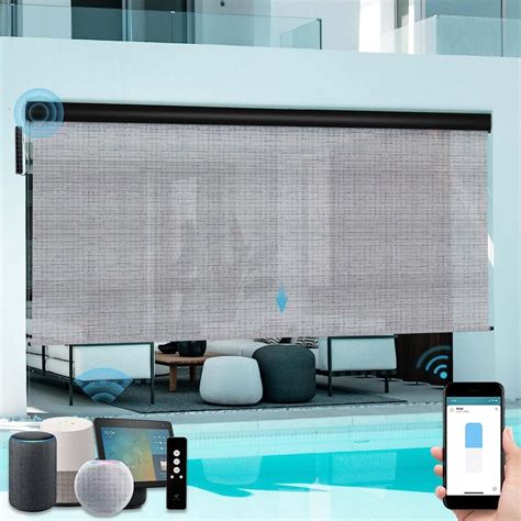 8 Stunning Designs Of Motorized Shades For Outdoor Patio