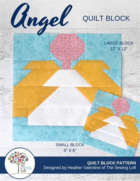 Christmas Angel Quilt Block Pattern - The Sewing Loft