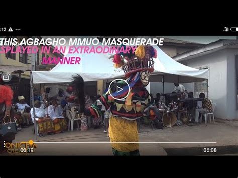 This Agbogho Mmuo Masquerade Displayed In An Extraordinary Manner