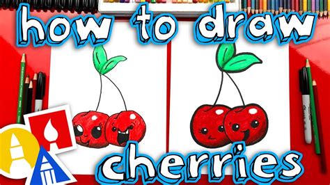 How To Draw Funny Cherries Replay Live Draw Along Youtube