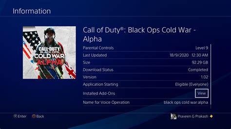 Image Black Ops Cold War Alpha Preload Available On Ps Now Gb