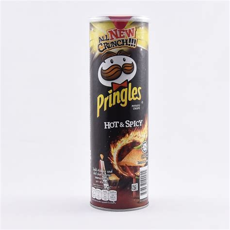 Pringles Hot Spicy Potato Chips G Glomark Lk