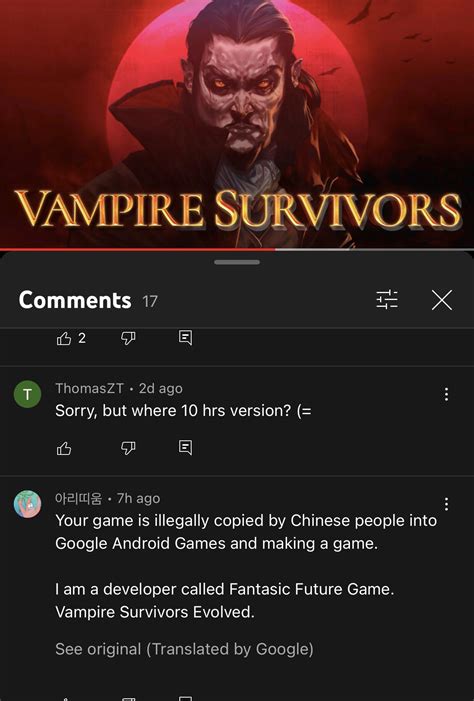 Saw this on the YouTube comment for the Gatti Amari theme : r/VampireSurvivors