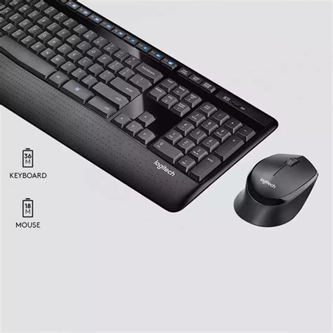 Combo Teclado Y Mouse Logitech Mk Inal Mbrico Viva Digital Pc