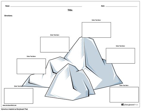 Graf Ľadového Diagramu Storyboard par sk examples